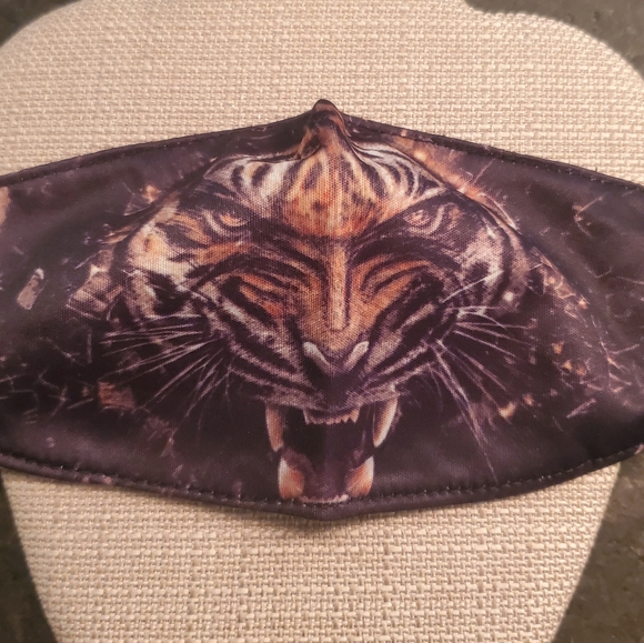 🐕 Tiger fabric face mask - Picture 2 of 4